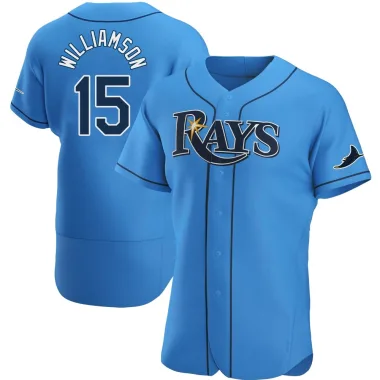 Ben Williamson Men's Authentic Tampa Bay Rays Light Blue Alternate Jersey