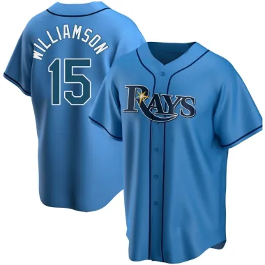 Ben Williamson Men's Replica Tampa Bay Rays Light Blue Alternate Jersey
