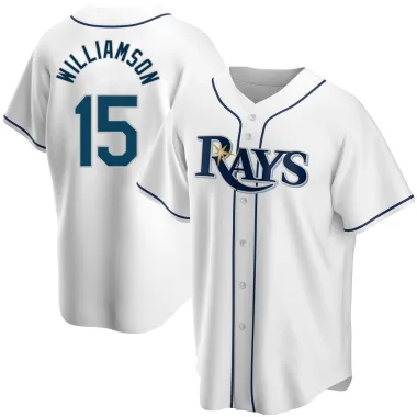 Ben Williamson Men's Replica Tampa Bay Rays White Home Jersey