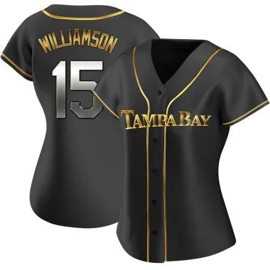 Ben Williamson Women's Replica Tampa Bay Rays Black Golden Alternate Jersey