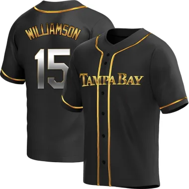 Ben Williamson Youth Replica Tampa Bay Rays Black Golden Alternate Jersey